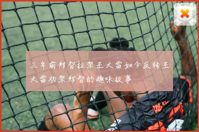 三年前郑智拉架王大雷如今反转王大雷劝架郑智的趣味故事